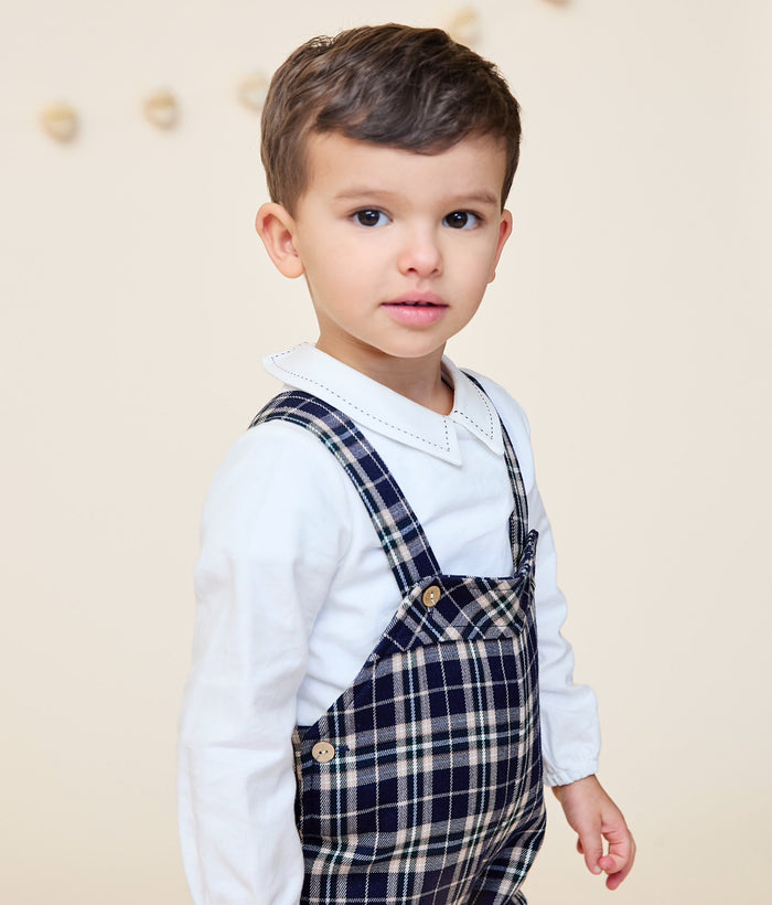 Elliot Tartan Boy 2-Pc Romper