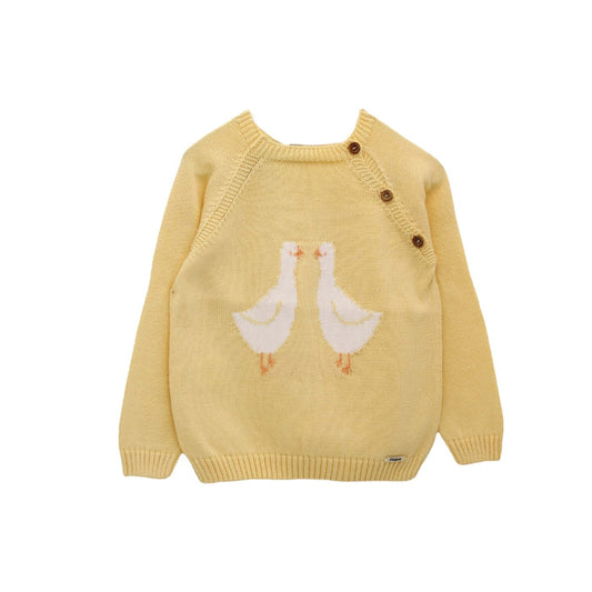 Emilio Yellow Ducks Knitted Sweater