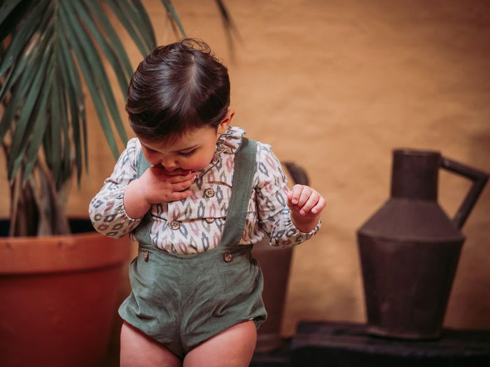 Ethnic Boy 2-pc Romper