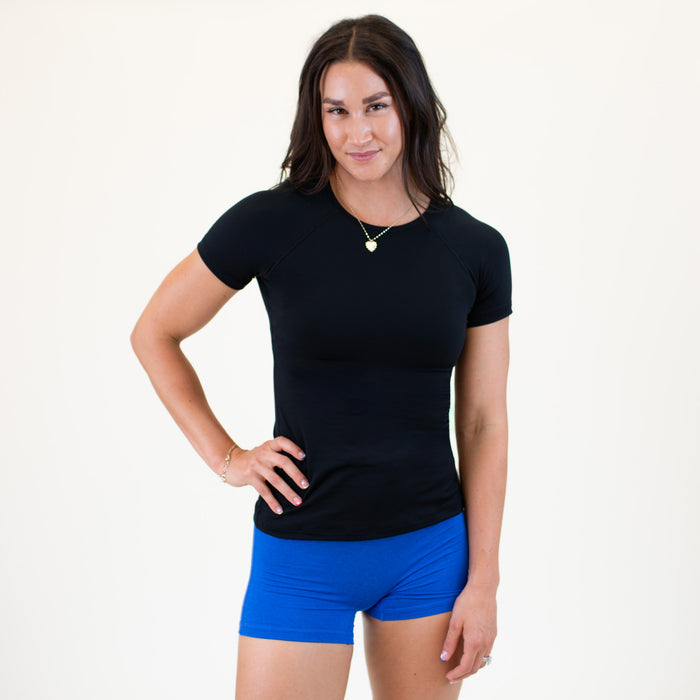 Black Evermore Full Short Sleeve by FLEO - 1