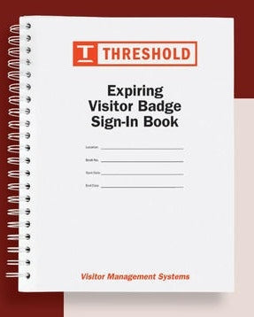Expiring Visitor Badge Sign-in Book - 500 Badges - VP-8XX