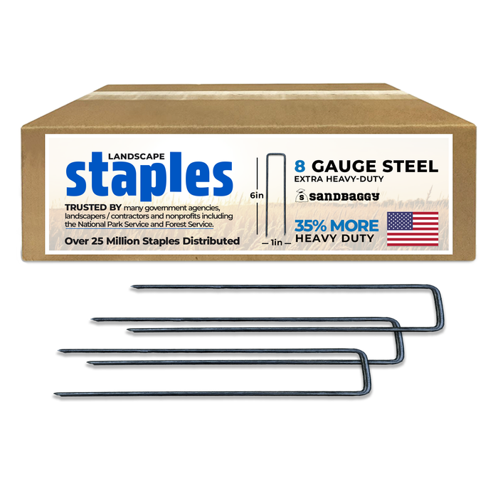 Extra Heavy Duty 6-Inch Landscape Staples
