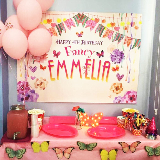 Fancy Nancy Party Backdrop