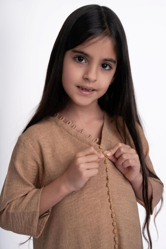 Farah Linen Kaftan Kids