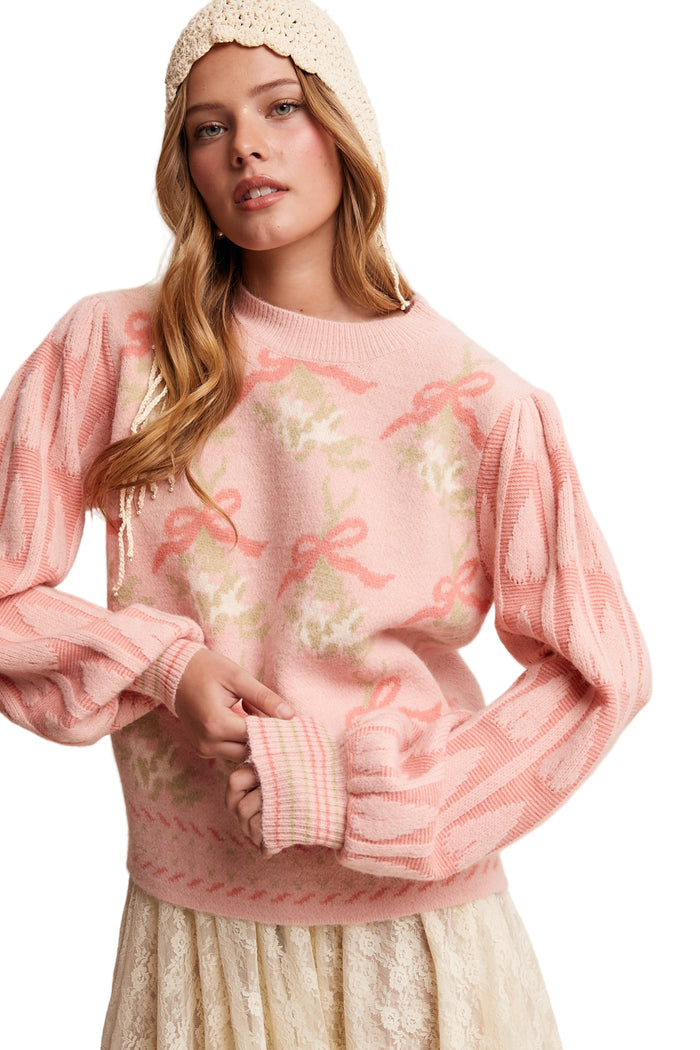 Faye Hearts & Flowers Sweater