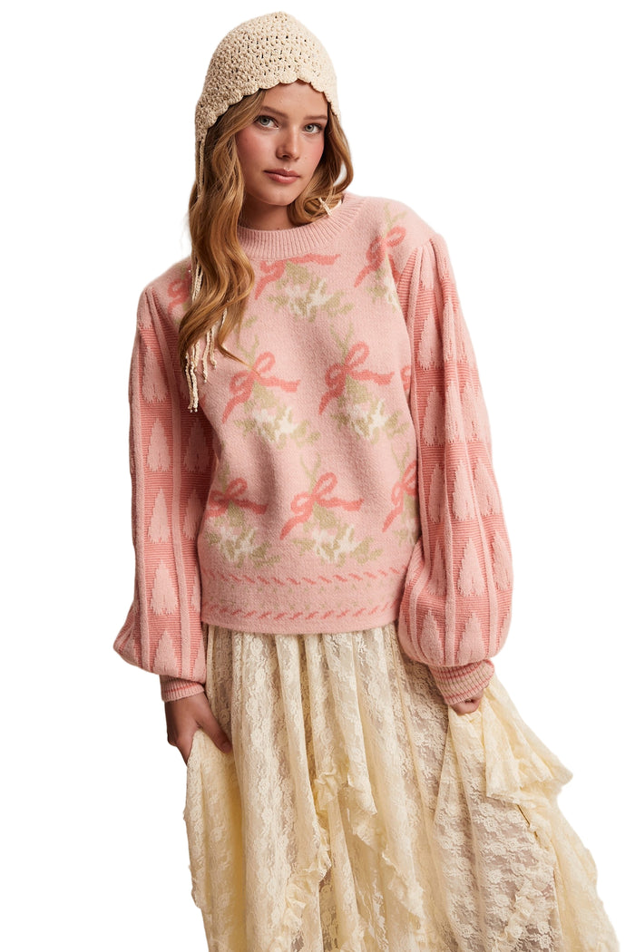 Faye Hearts & Flowers Sweater