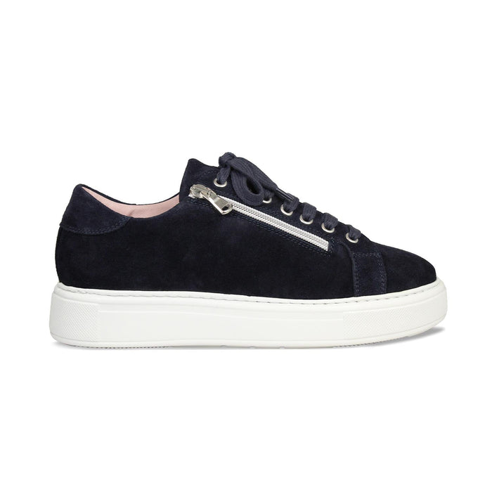 Feather: Navy Suede Shoes Sole Bliss