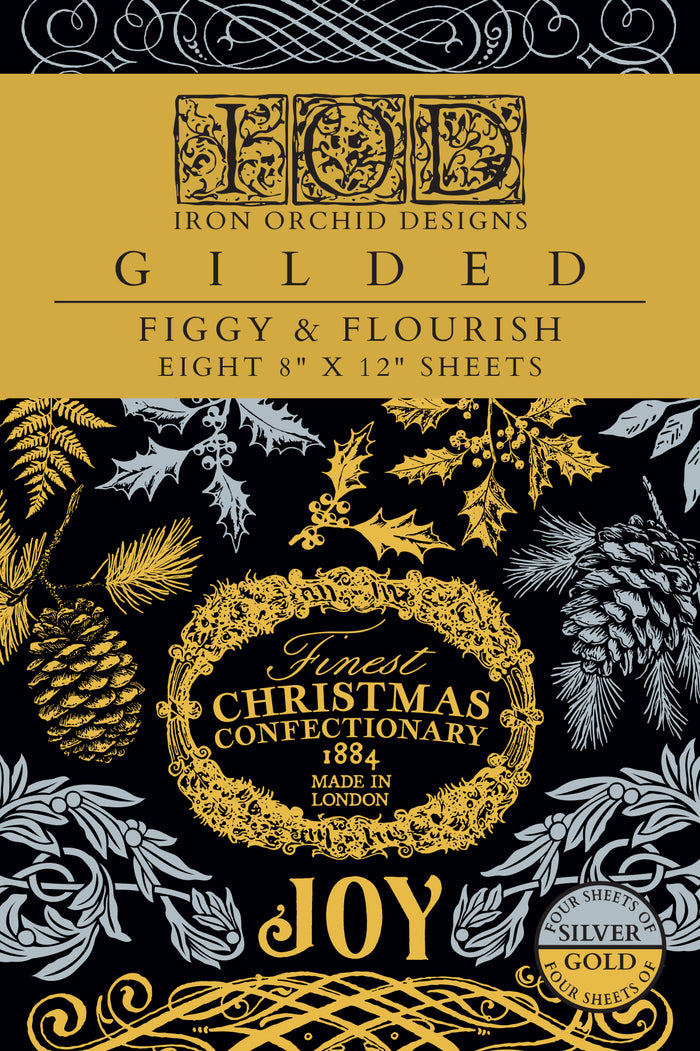 Figgy & Flourish Foil TRANSFER 8 x 12” PAD