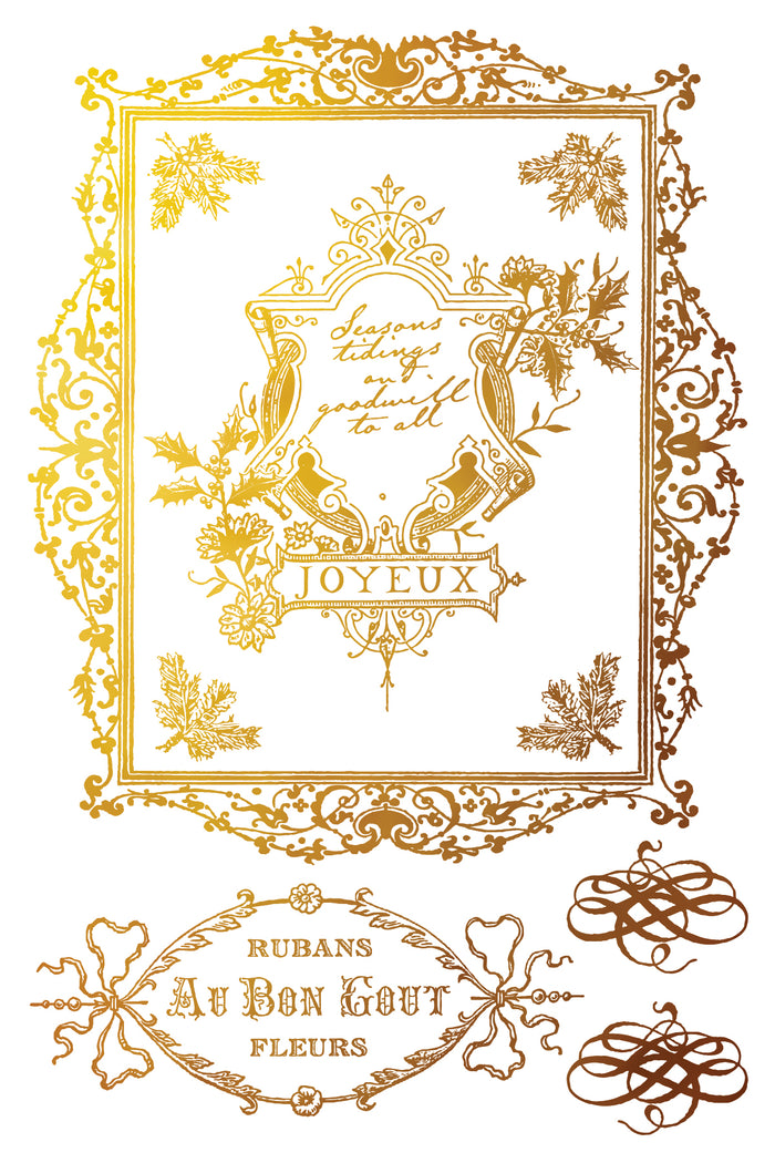 Figgy & Flourish Foil TRANSFER 8 x 12” PAD