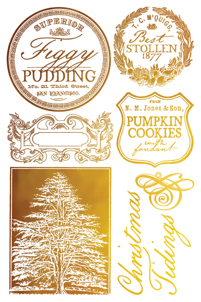 Figgy & Flourish Foil TRANSFER 8 x 12” PAD