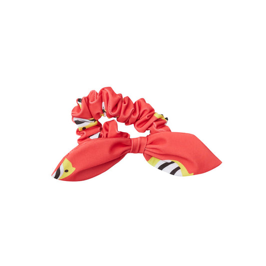 Fishes Red Lycra Scrunchie