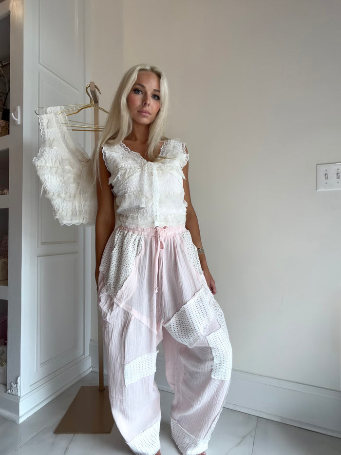 Fleur Patchwork Pants