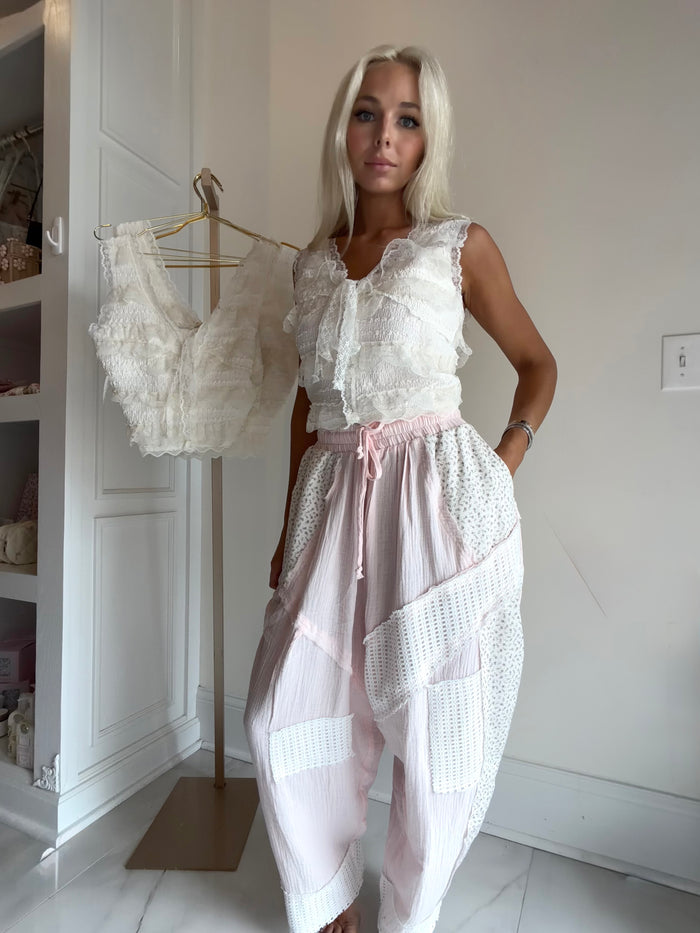 Fleur Patchwork Pants