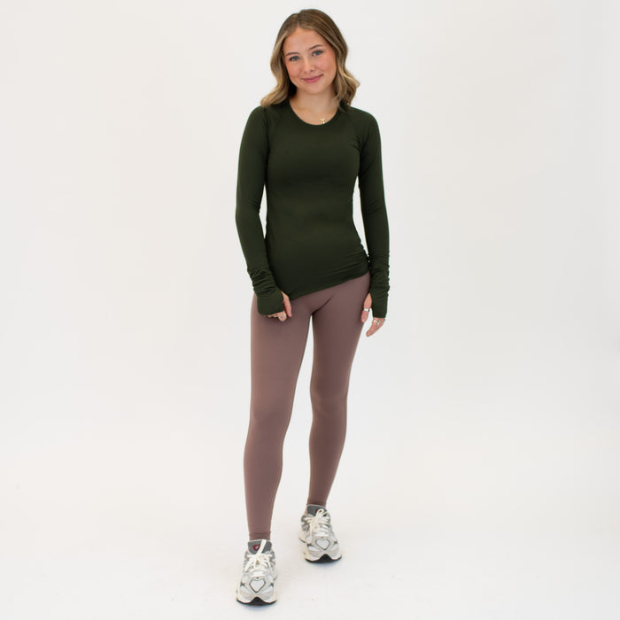 Kombu Green Women's Long Sleeve Shirt - Foundation