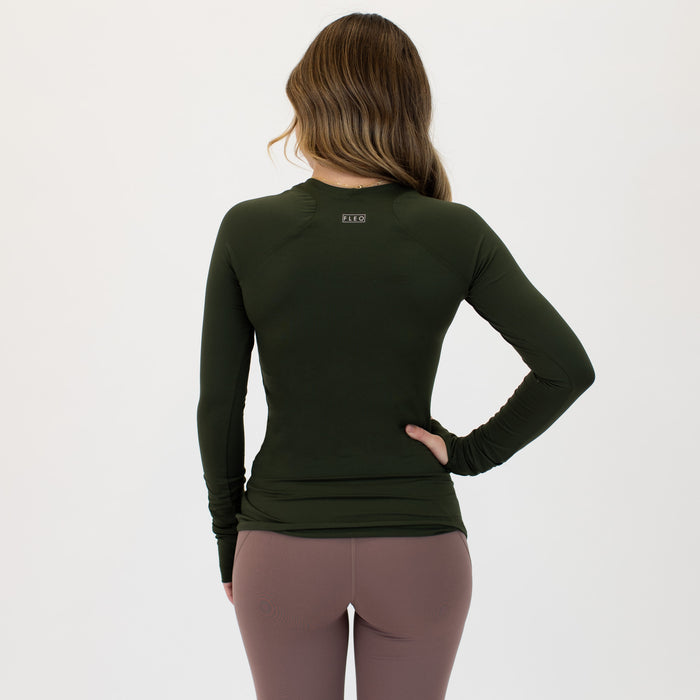 Kombu Green Women's Long Sleeve Shirt - Foundation