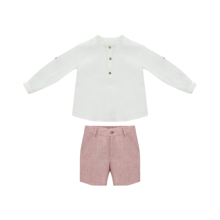 Frambuesa Dusty Pink Boy 2-piece Set