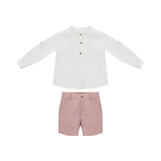 Frambuesa Dusty Pink Boy 2-piece Set