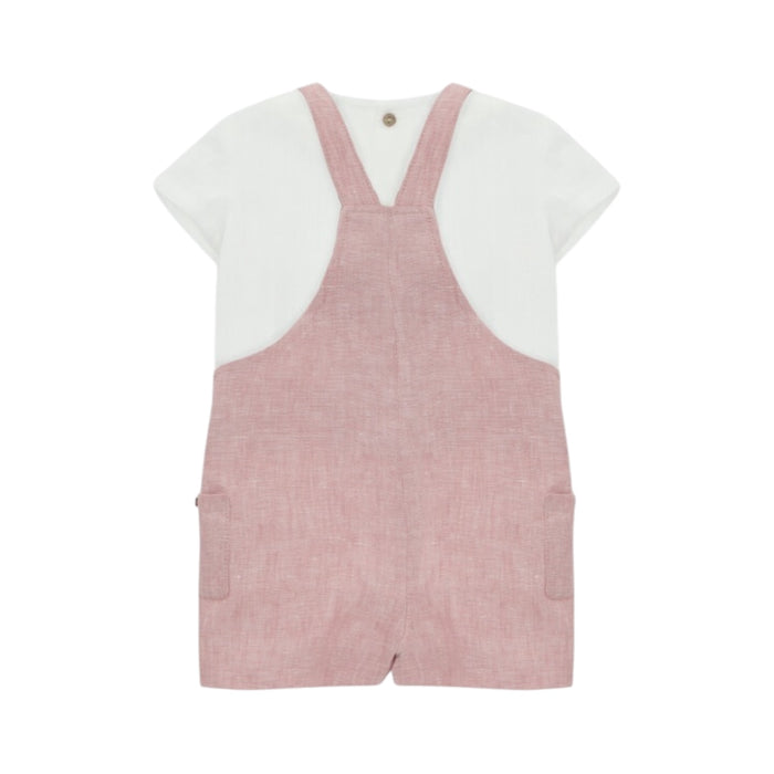 Frambuesa Dusty Pink Boy Romper 2-piece Set