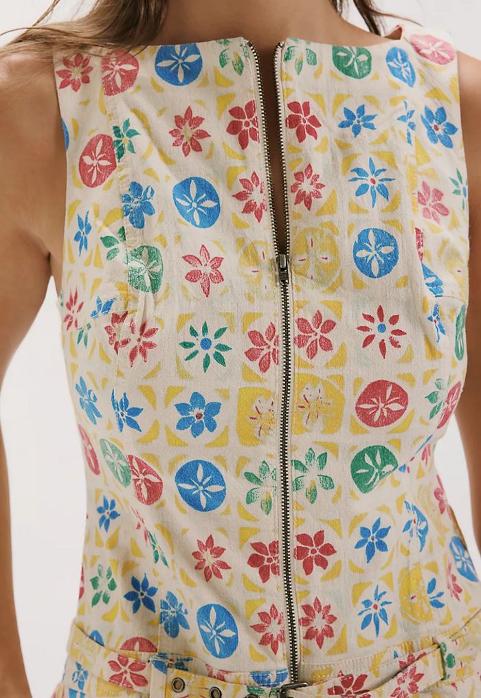 Free People Dune Dancer Printed Romper