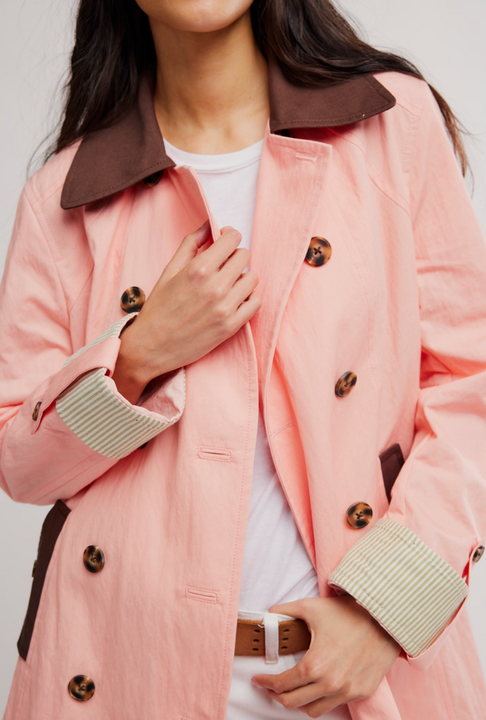 Free People Riley Canvas Car Coat