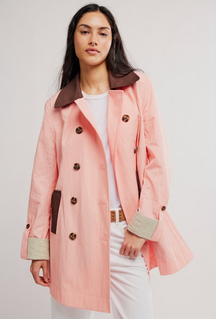 Free People Riley Canvas Car Coat