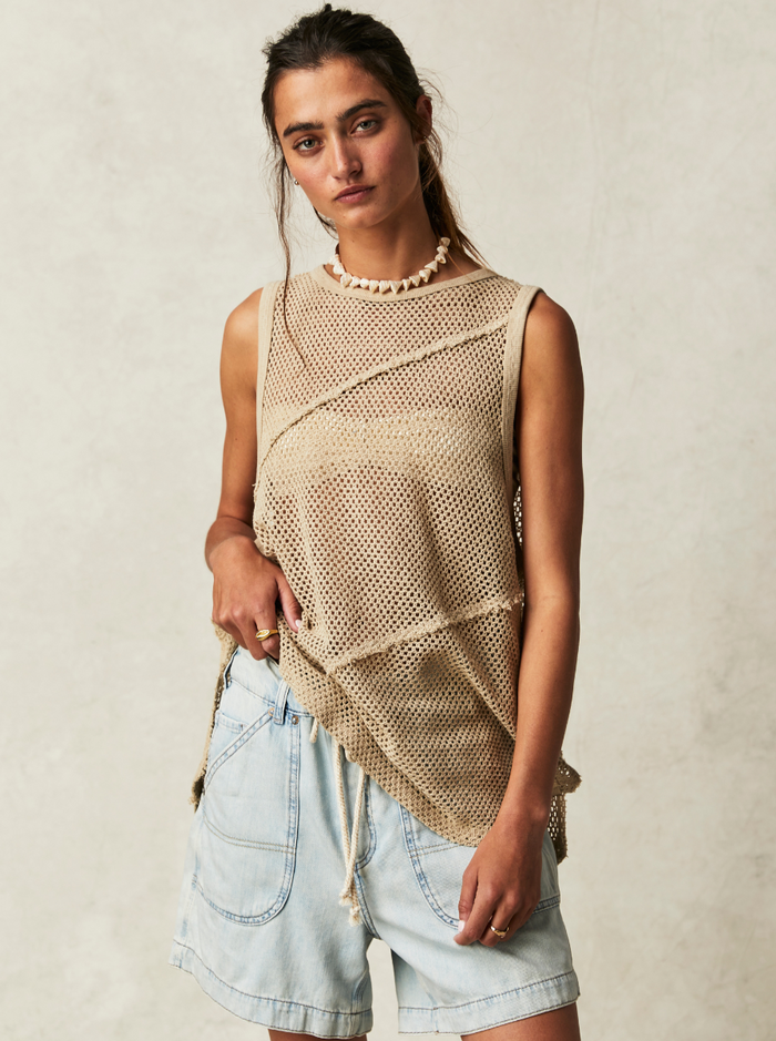 Free People Shoreside Muscle Tank