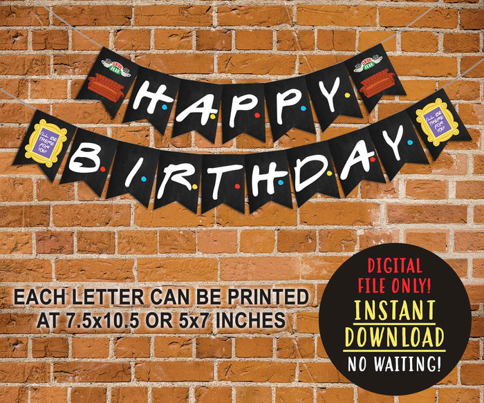 FRIENDS TV Party Bundle - For Birthday