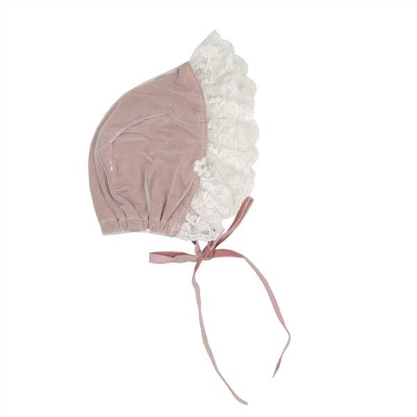 Frilly Frocks Margarette Bonnet for Newborn Baby Girl