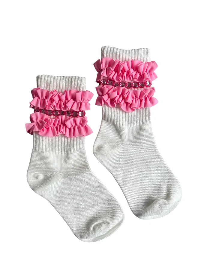 Frilly Varsity Socks