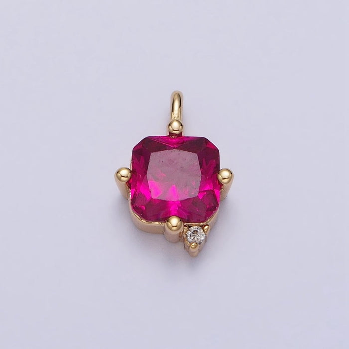 Fuchsia Square Charm