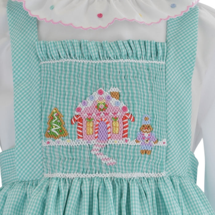 Gingercracker Handsmocked Girl Jumper Set