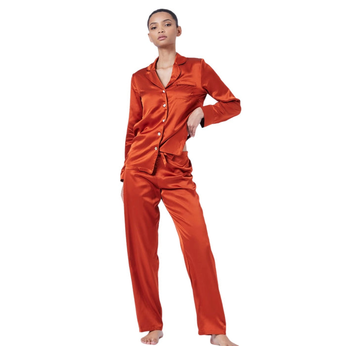 Ginia Fine Finishes Pyjama Rust