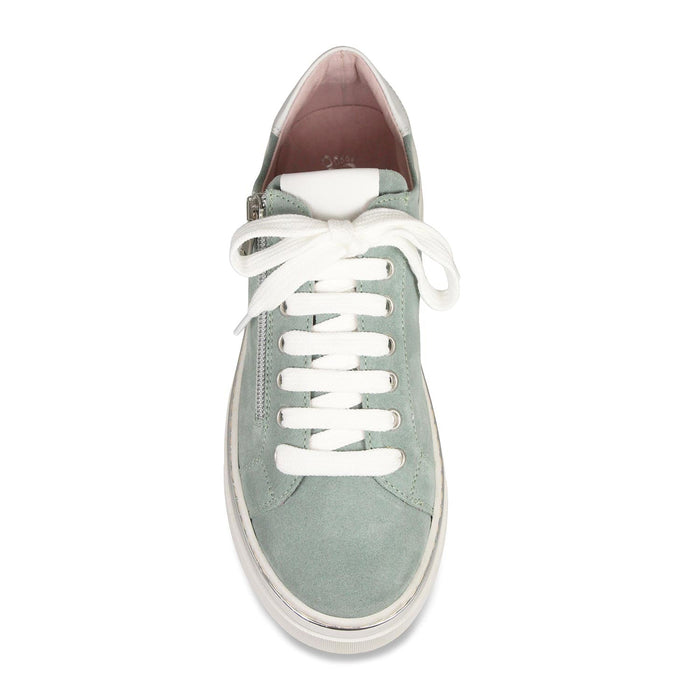 Glee: Sage Green Suede Shoes Sole Bliss