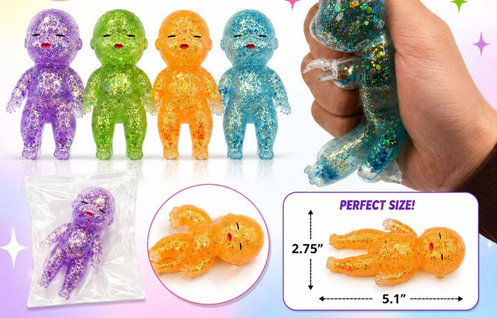 Glitter Squishy Baby