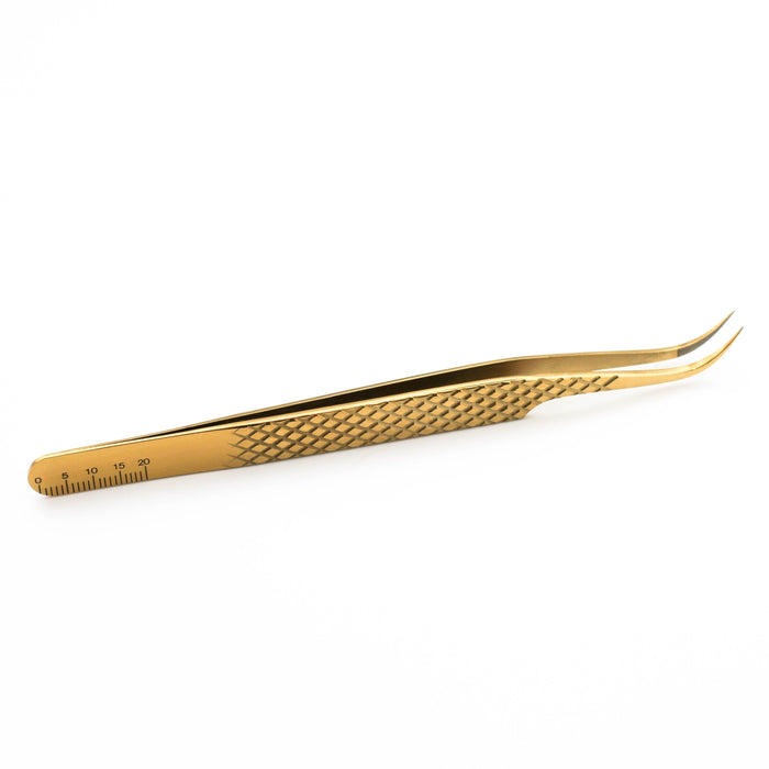 Gold Micro Fiber - MF1 - Ultra Curved Tweezers