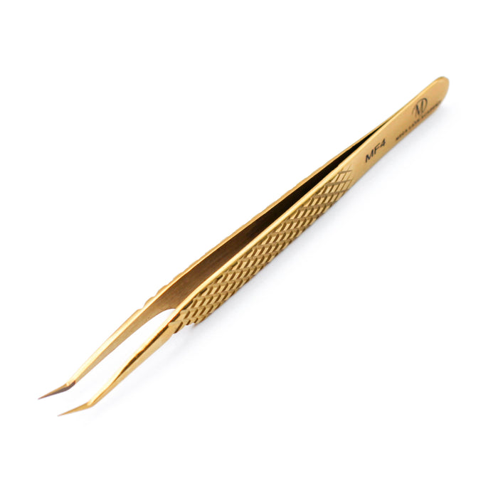 Gold Micro Fiber - MF4 - 45 Degree Volume Tweezers