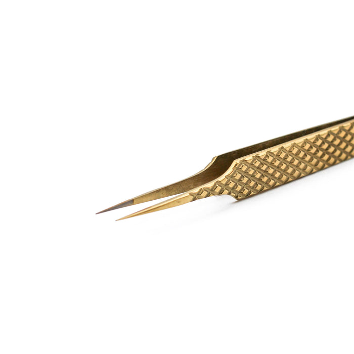 Gold Micro Fiber - MF8 - Straight Isolating Tweezers