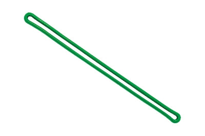 Green 6" Plastic Loop Strap - 2410-2004, Qty = 100