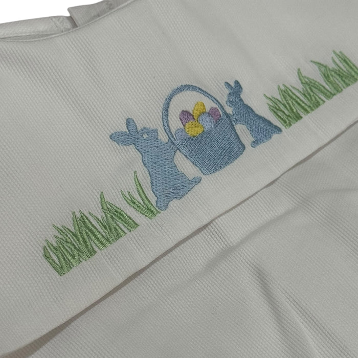 Greg Bunnies Light Blue Embroidered 2-pc set