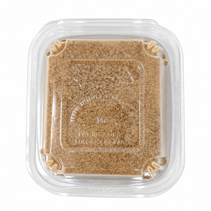Ground Ogbono in branded packaging, finely ground African bush mango seeds used as a natural soup thickener, ideal for preparing rich, flavorful Nigerian ogbono soup and traditional West African dishes.