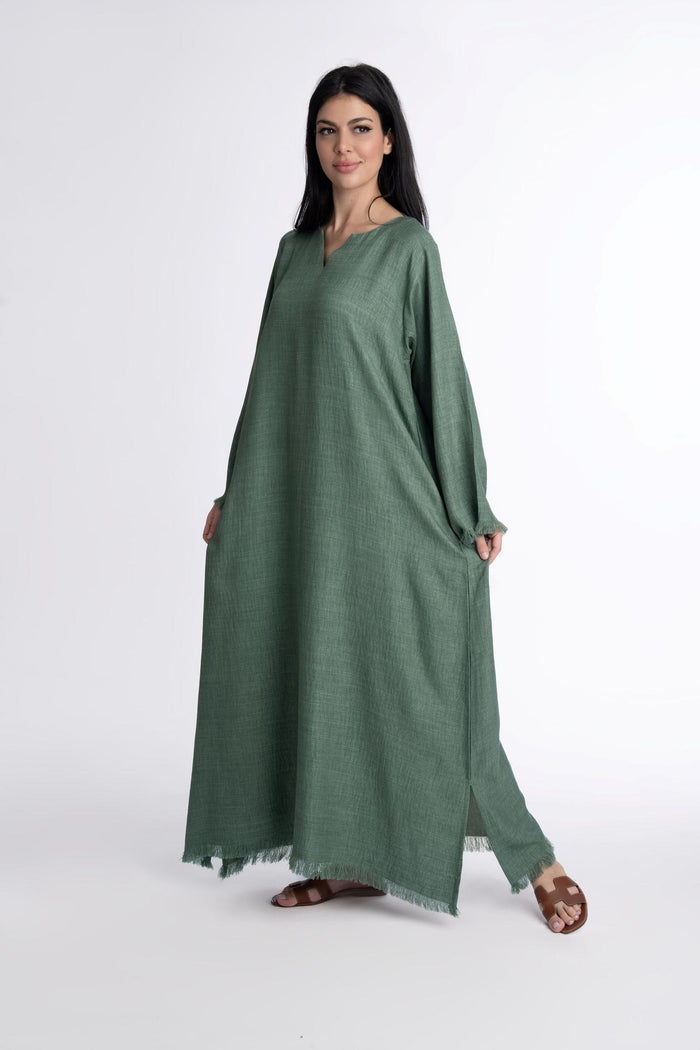 Haifa Linen Kaftan Women