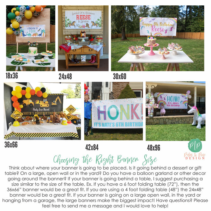 Halloween Birthday Banner Personalized