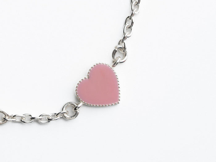 Heart Arabic Initial Bracelet Silver - Babies & Kids
