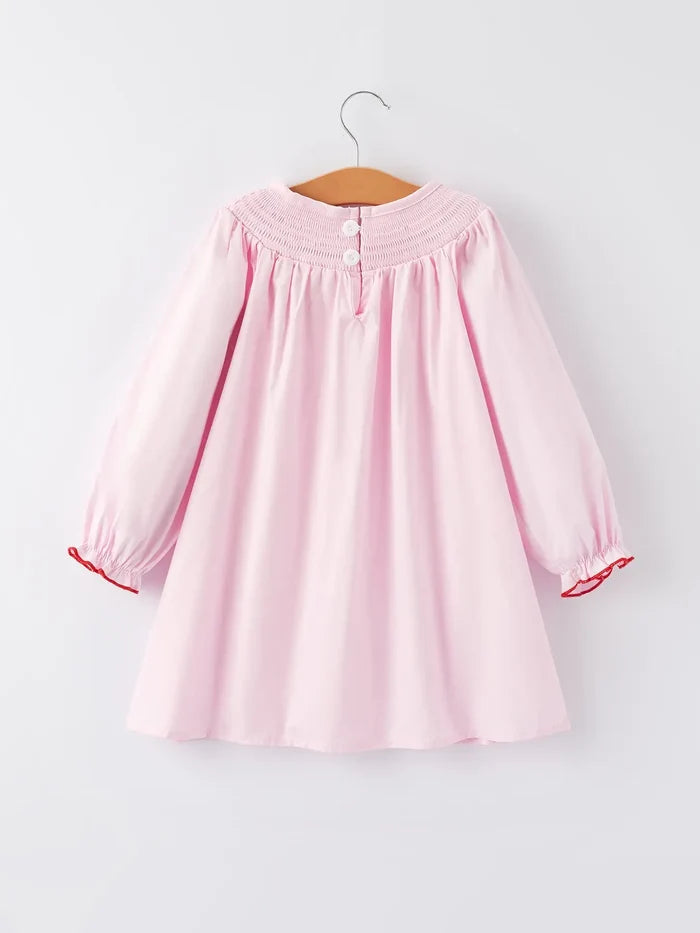 Heart + Bow Embroidered Dress