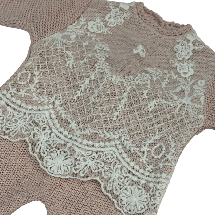 Helen Dusty Pink 3-piece Knitted Set