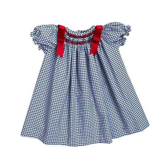 Helen Square Handsmocked Bishop Girl Dress