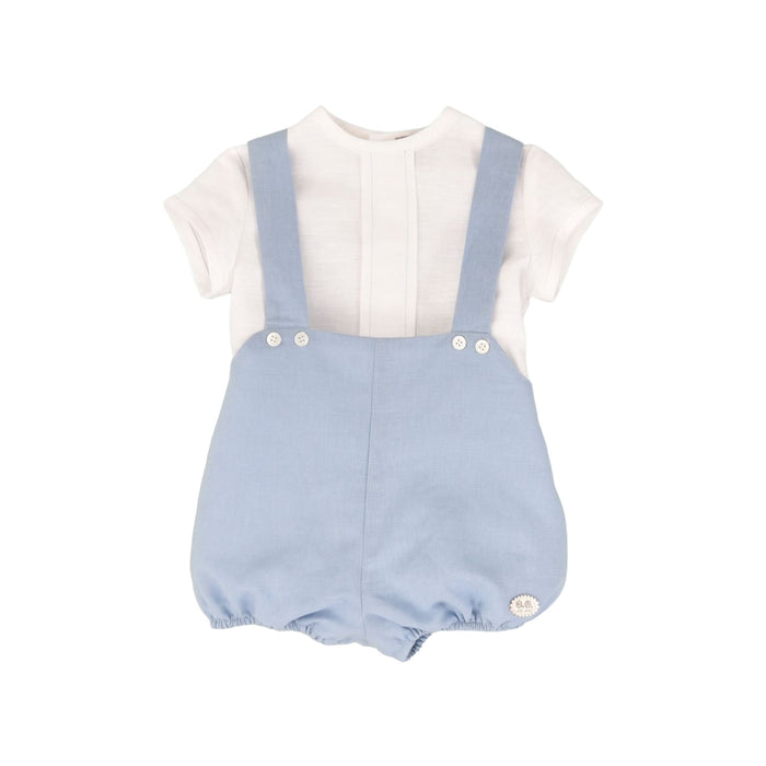 Helgue Dusty Blue 2-Piece Baby Boy Set