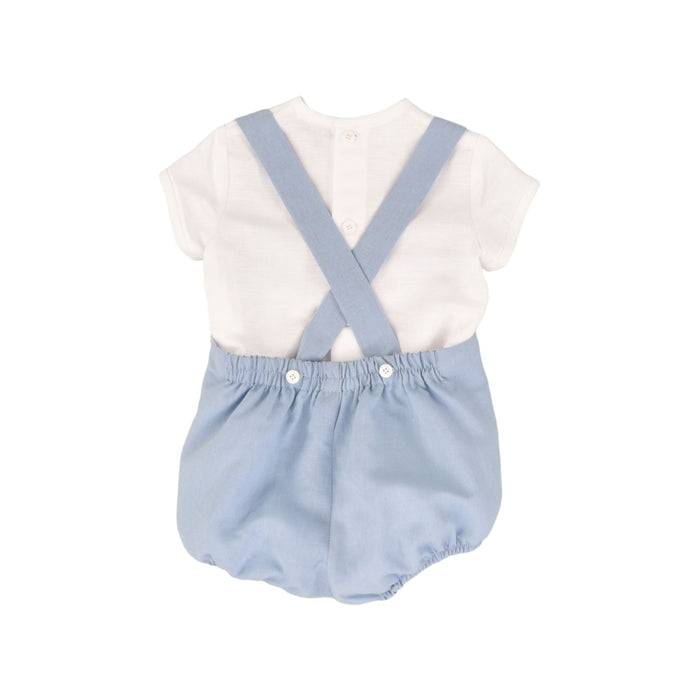 Helgue Dusty Blue 2-Piece Baby Boy Set