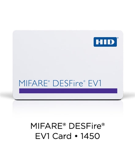 HID 1450 MIFARE DESFire EV1 Standard PVC Card