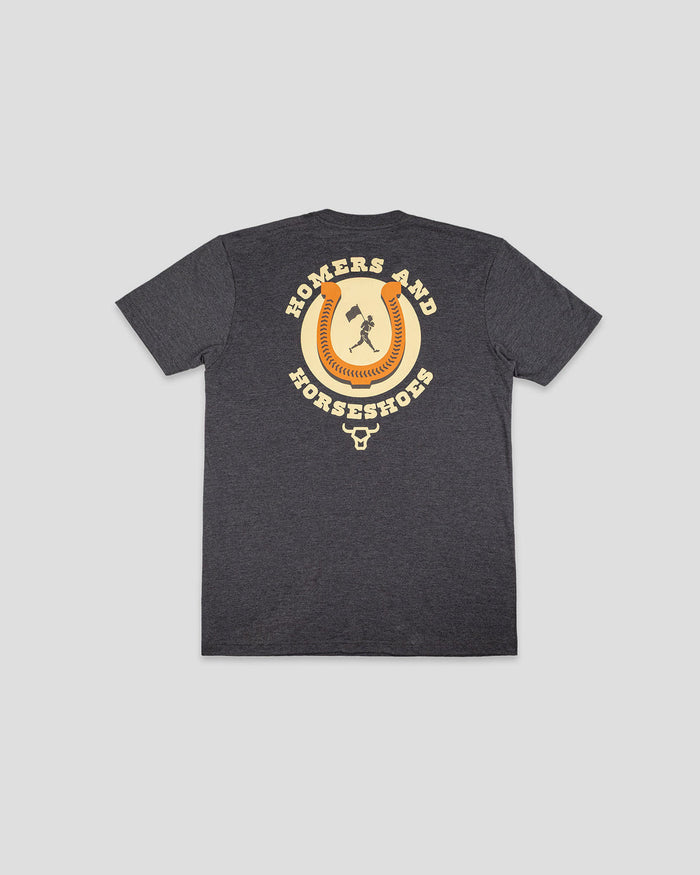 Homers and Horseshoes T-Shirt (Charcoal) - Youth